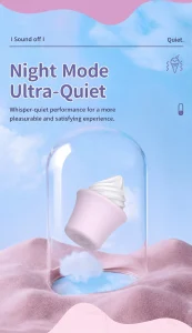 Unique Design Nipple Clit Stimulate Hidden For Egg Vibrator Ice Cream Inspired Sex Toy For Women