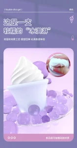 Unique Design Nipple Clit Stimulate Hidden For Egg Vibrator Ice Cream Inspired Sex Toy For Women