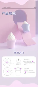 Unique Design Nipple Clit Stimulate Hidden For Egg Vibrator Ice Cream Inspired Sex Toy For Women