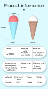 Vibrator Cute Shape Mini Vibrator Women Masturbation Silent Massage