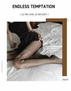 Women Easy-Tear Pantyhose Ultra-Thin Open Crotch Black Stockings Sexy Tearable Hosiery