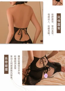 Sexy Lingerie Lace Three-Point Lingerie Pearl Backless Hollow Out Lingerie Set Sexy Bra and Panty Set