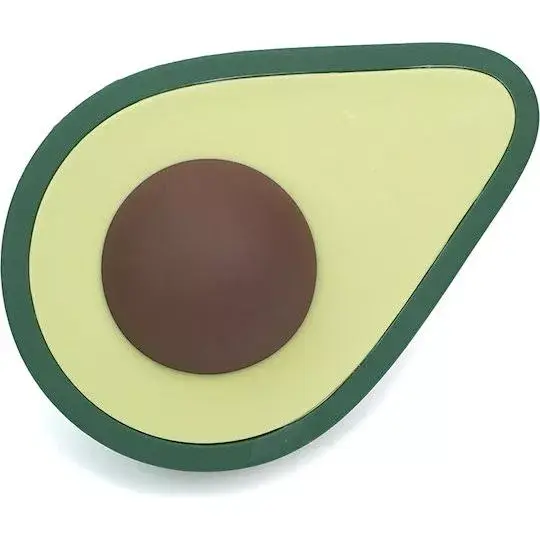 Avocado Shape Mini Vibrator USB Rechargeable 8 Intensity Levels Soft Silicone IPX6 Waterproof Green