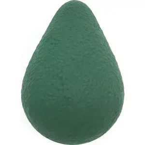 Avocado Shape Mini Vibrator USB Rechargeable 8 Intensity Levels Soft Silicone IPX6 Waterproof Green