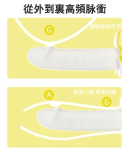 Banana Shape Pulse Mini Vibrator USB Rechargeable 8 Modes Food Grade Silicone IPX7 Waterproof Low Noise