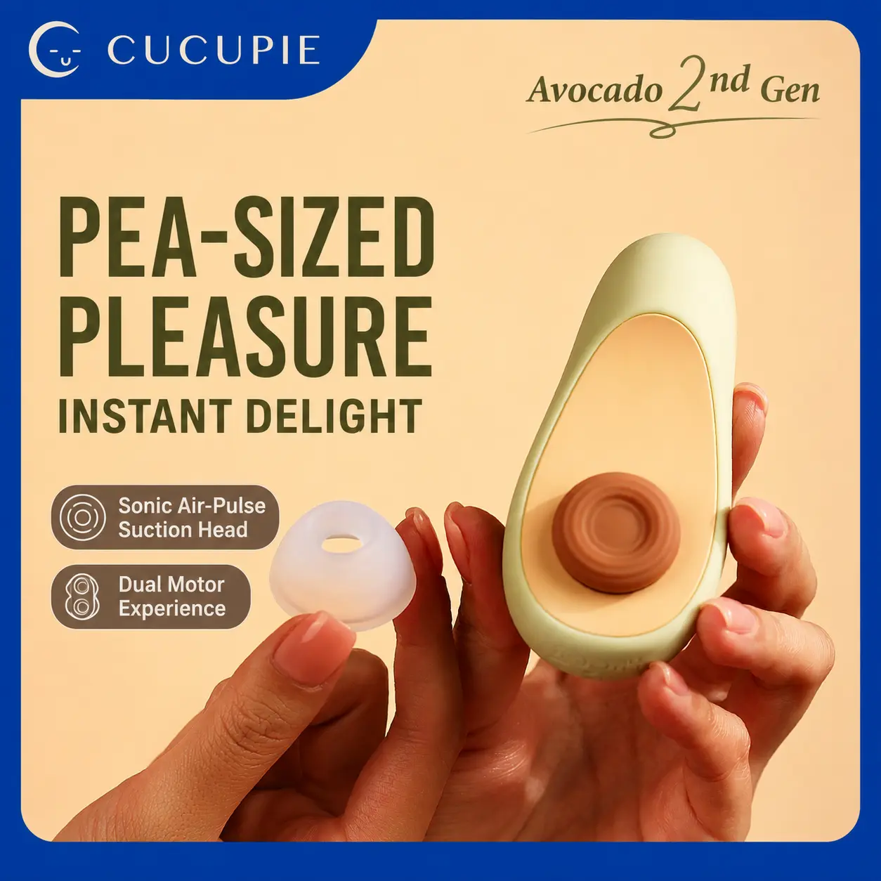 cucupie-avocado-shape-mini-massager-usb-rechargeable-8-intensity-levels-ipx6-01 CUCUPIE Avocado Shape Mini Massager USB Rechargeable 8 Intensity Levels Soft Silicone IPX6 Waterproof Green