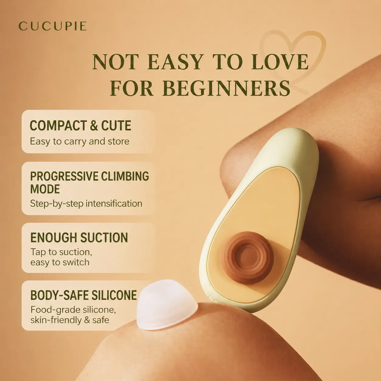 cucupie-avocado-shape-mini-massager-usb-rechargeable-8-intensity-levels-ipx6-02 CUCUPIE Avocado Shape Mini Massager USB Rechargeable 8 Intensity Levels Soft Silicone IPX6 Waterproof Green