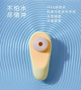 CUCUPIE Avocado Shape Mini Massager USB Rechargeable 8 Intensity Levels Soft Silicone IPX6 Waterproof Green