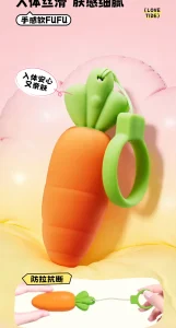 Cute Carrot Vibrating Powerful Mini Bullet 9 Modes for Women Clitoris Stimulator Adult Sex Toy Vibrator