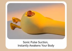 Cute Duck Mini Massager APP Control USB Rechargeable 10 Frequencies 5 Modes Soft Silicone IPX6 Waterproof