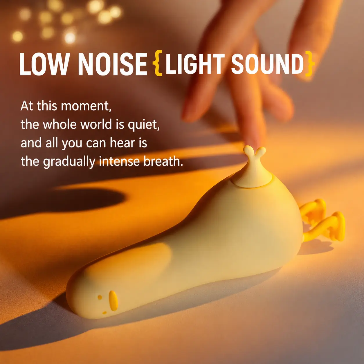 Cute Duck Mini Massager APP Control USB Rechargeable 10 Frequencies 5 Modes Soft Silicone IPX6 Waterproof