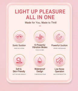Cute Gentleman Body Massager Waterproof Silicone Relaxation Toy 10 Modes Rechargeable