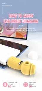 Cute Gentleman Body Massager Waterproof Silicone Relaxation Toy 10 Modes Rechargeable