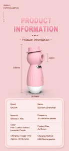 Cute Gentleman Body Massager Waterproof Silicone Relaxation Toy 10 Modes Rechargeable