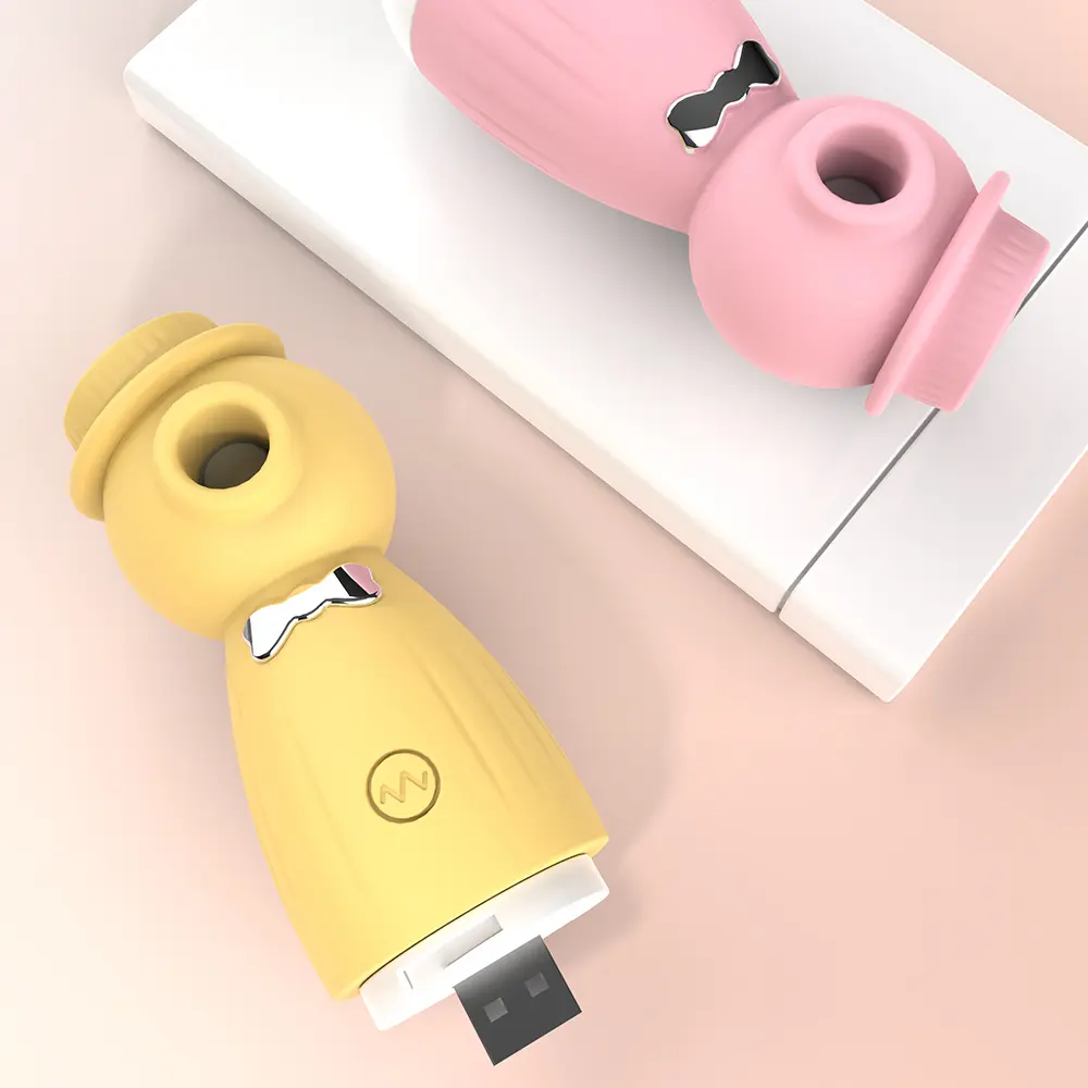 Cute Gentleman Body Massager Waterproof Silicone Relaxation Toy 10 Modes Rechargeable