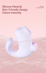 Cute Seal Clitoral Suction Vibrator G Spot Stimulator USB Rechargeable 10 Modes Soft Silicone Waterproof Quiet Portable