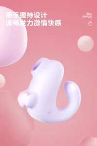 Cute Seal Clitoral Suction Vibrator G Spot Stimulator USB Rechargeable 10 Modes Soft Silicone Waterproof Quiet Portable
