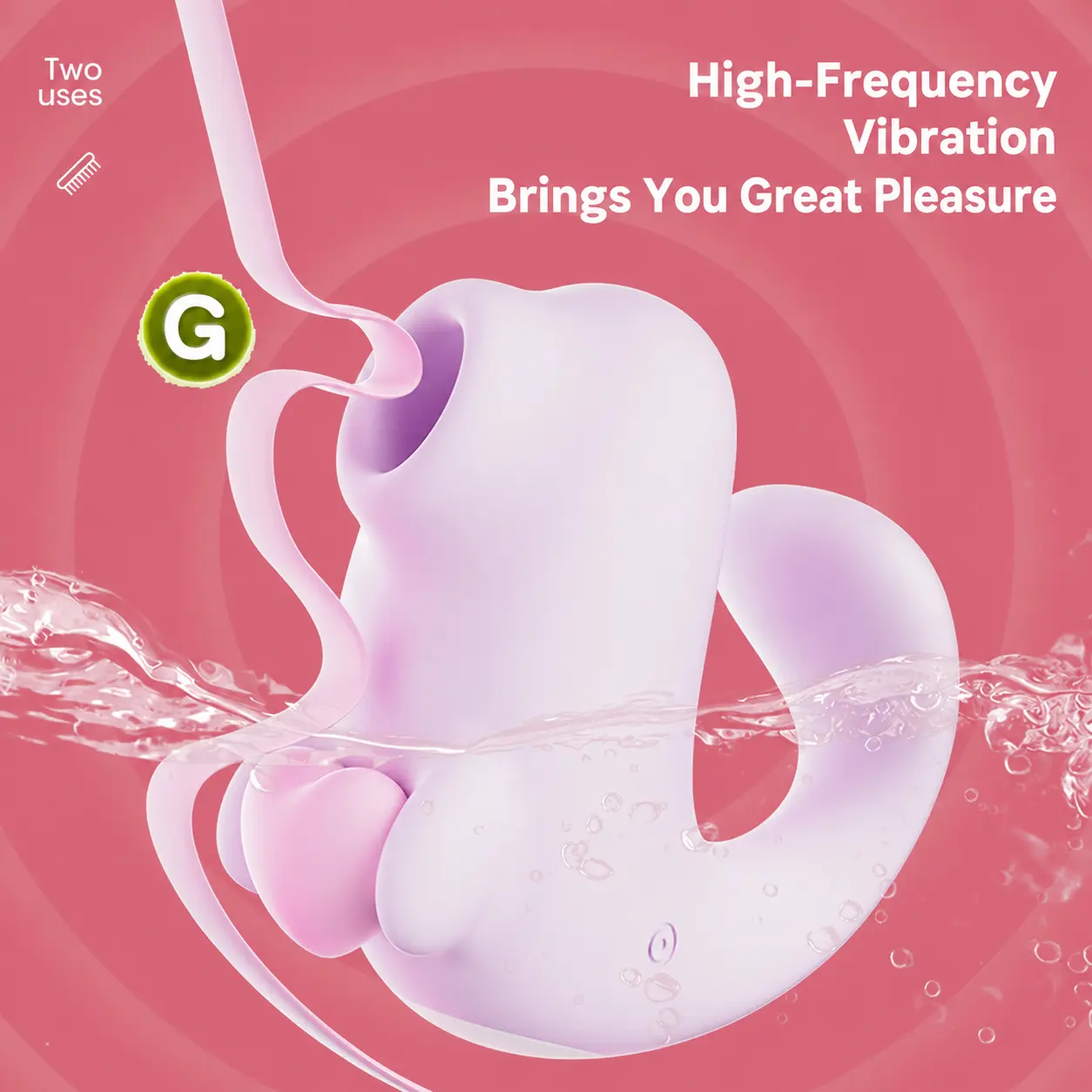 cute-seal-clitoral-suction-vibrator-usb-rechargeable-soft-silicone-waterproof-04 Cute Seal Clitoral Suction Vibrator G Spot Stimulator USB Rechargeable 10 Modes Soft Silicone Waterproof Quiet Portable
