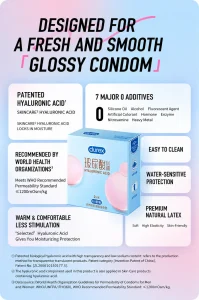 DUREX Hyaluronic Acid Lubricated Condom 2PCS x 1 Box EXP2031