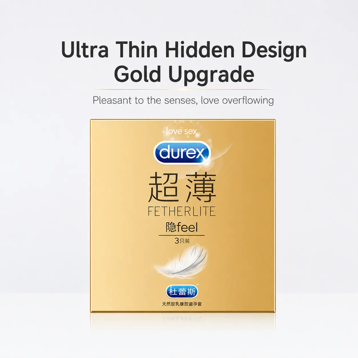 DUREX Ultra Thin Condom 3PCS 1 Box Ready Stock EXP 2031