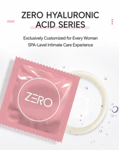 JISSBON Zero Hyaluronic Acid Condom 3PCS 1 Box Latex Condom Ready Stock EXP2030