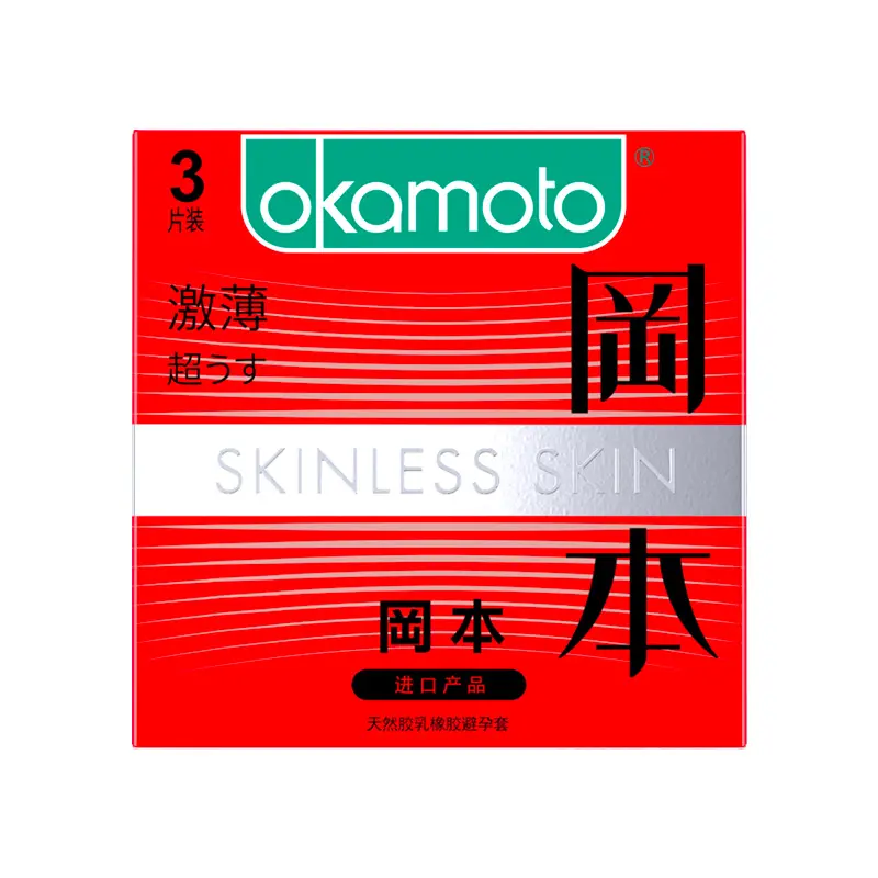 OKAMOTO Ultra Thin Condom 3PCS 1 Box Ready Stock EXP2030