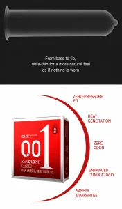 OLO 001 Hot Sensation Goddess Condom Red Box 3PCS x 1 Box EXP2031
