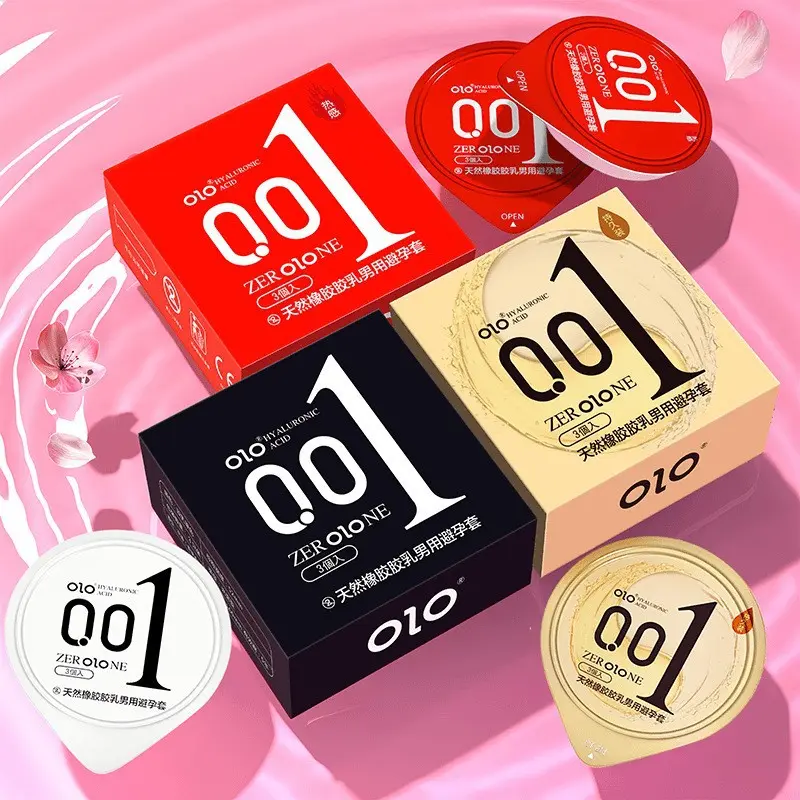 OLO 001 Hot Sensation Goddess Condom Red Box 3PCS x 1 Box EXP2031