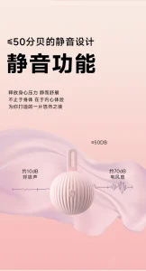 QQ Candy Mini Wearable Massager USB Rechargeable Multi Modes Soft Silicone Low Noise Waterproof