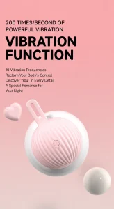 QQ Candy Mini Wearable Massager USB Rechargeable Multi Modes Soft Silicone Low Noise Waterproof