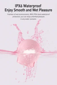Rose Shape Sucking Vibrator USB Rechargeable 10 Modes Soft Silicone IPX6 Waterproof Portable Pink