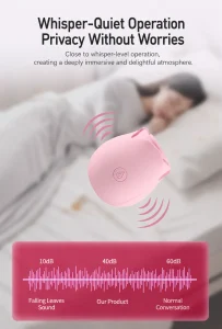 Rose Shape Sucking Vibrator USB Rechargeable 10 Modes Soft Silicone IPX6 Waterproof Portable Pink