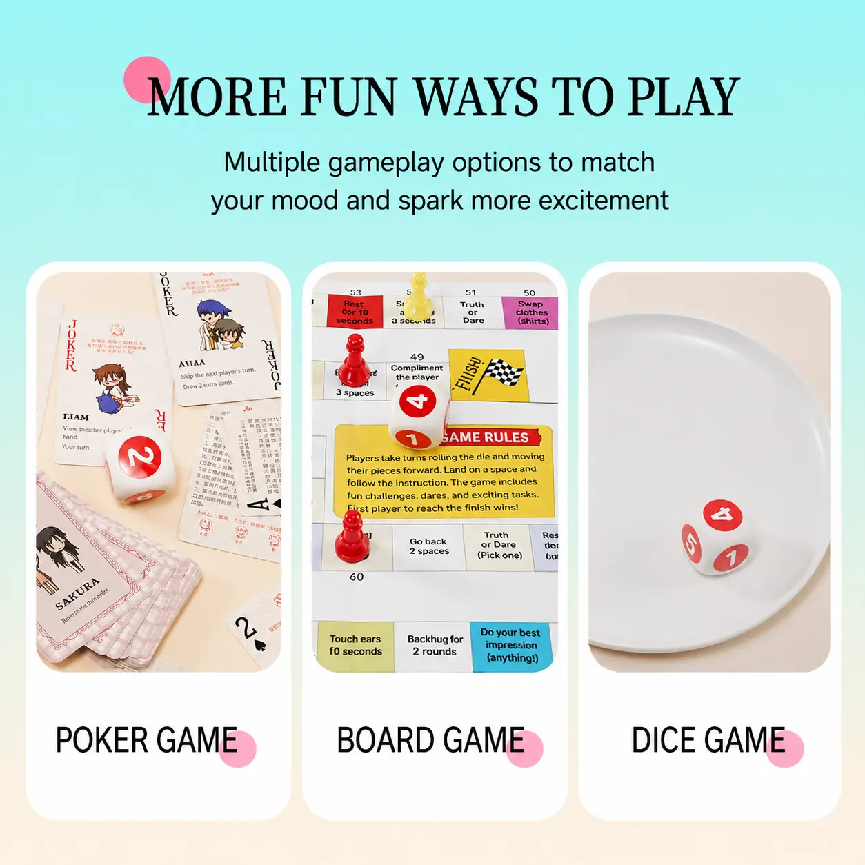 Smart Dice Mini Vibrator APP Control USB Rechargeable 15 Modes Soft Silicone Portable Low Noise