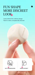 Smart Dice Mini Vibrator APP Control USB Rechargeable 15 Modes Soft Silicone Portable Low Noise