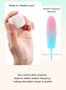 Smart Dice Mini Vibrator APP Control USB Rechargeable 15 Modes Soft Silicone Portable Low Noise