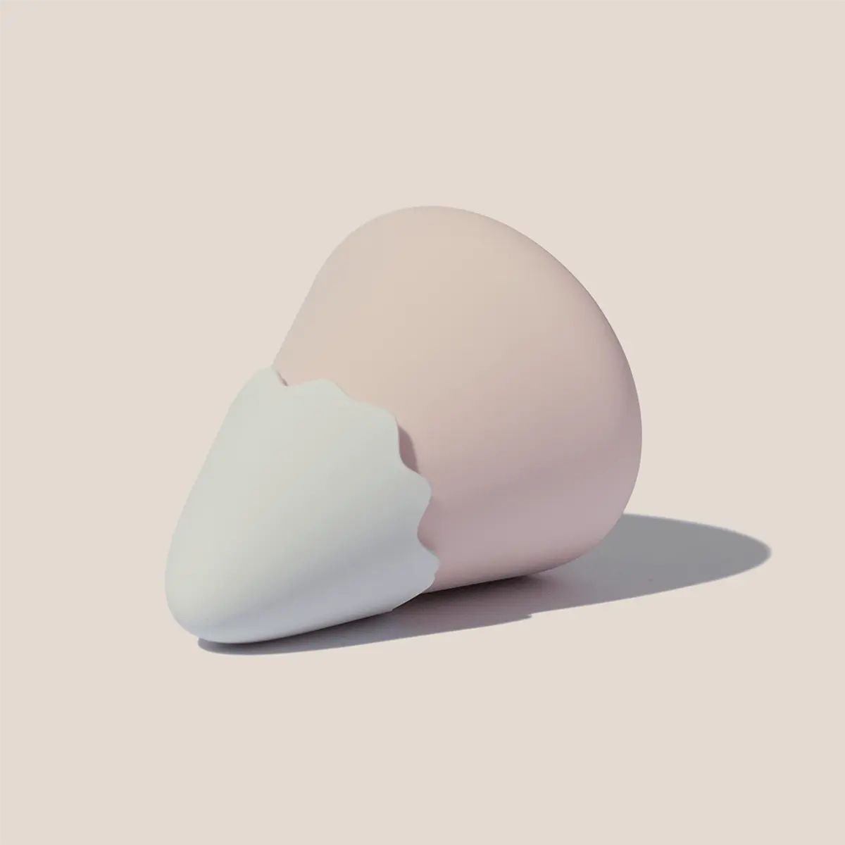 Snow Mountain Mini Massager USB Rechargeable 7 Modes Soft Silicone