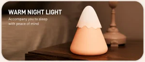 Snow Mountain Mini Massager USB Rechargeable 7 Modes Soft Silicone
