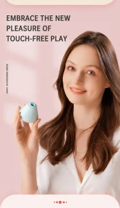 Snow Mountain Mini Massager USB Rechargeable 7 Modes Soft Silicone