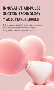 Snow Mountain Mini Massager USB Rechargeable 7 Modes Soft Silicone