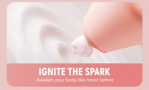 Snow Mountain Mini Massager USB Rechargeable 7 Modes Soft Silicone