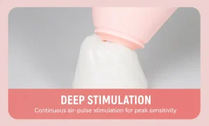 Snow Mountain Mini Massager USB Rechargeable 7 Modes Soft Silicone