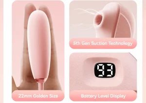 SVAKOM CCD Camera Shaped Split Clitoris Sucking G-Spot Vibrator