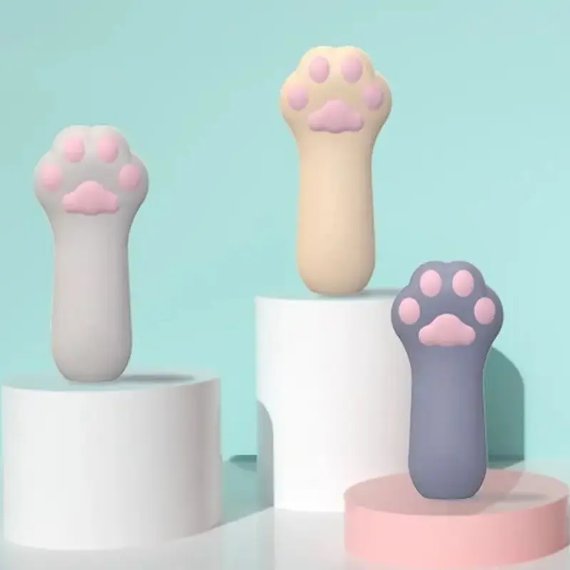 YY HORSE Kitten Paw Vibrator USB Rechargeable 10 Modes Soft Silicone IPX7 Waterproof