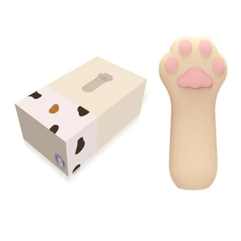 YY HORSE Kitten Paw Vibrator USB Rechargeable 10 Modes Soft Silicone IPX7 Waterproof