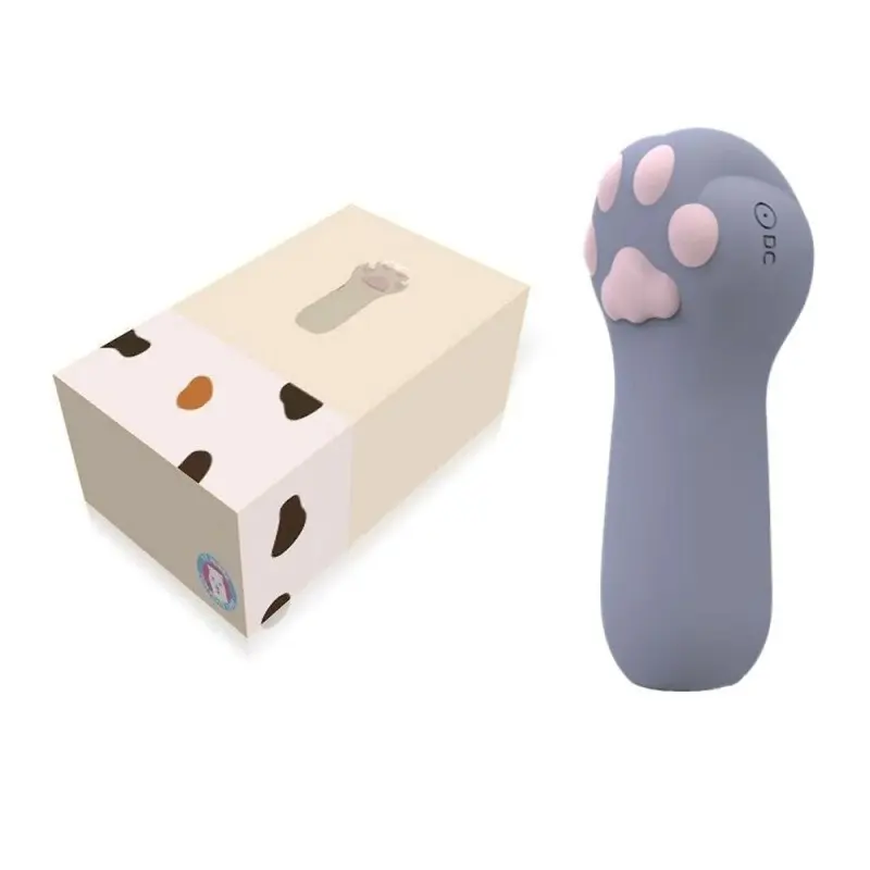 YY HORSE Kitten Paw Vibrator USB Rechargeable 10 Modes Soft Silicone IPX7 Waterproof